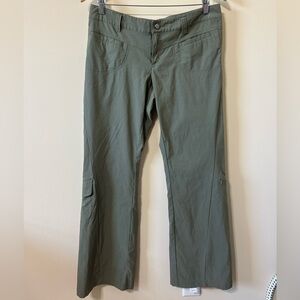 ATHLETA hiking nylon pants athletic active outdoor pant in Green size 8